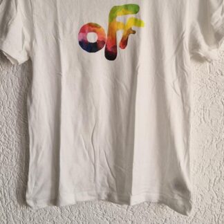 152 - Off-white shirt wit kleurige print (1125did2)