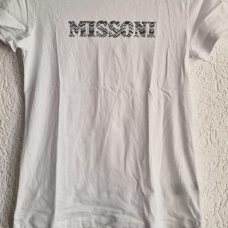 158 – Missoni wit shirt met glitter zilver (1125did2)
