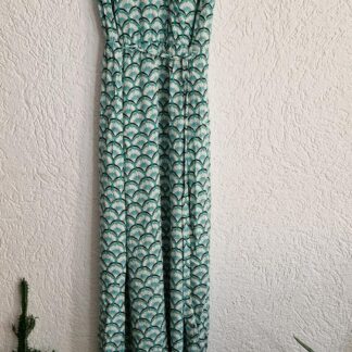 38 - Vila jurk groen print (1125did5)