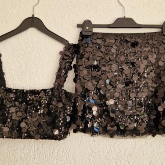 S - Mochy set zwart lovertjes (1125did3)