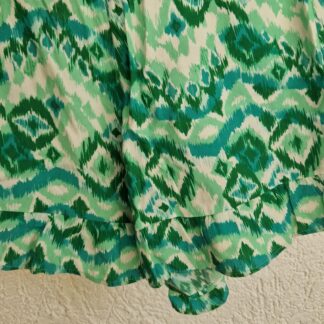 XS - Zara groen wit shortrokje (1125did3)