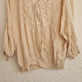 M - Cotton Club tuniek roomwit (1125did3)