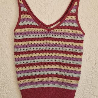 XS - Revelation topje gehaakt kleurtjes (1125did3)