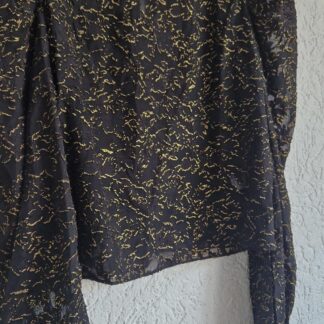 L - Loavies blouse zwart goud nieuw (1125nat)