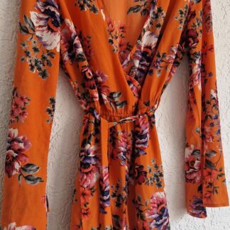 38 - Newlook oranje jurk (1125nat)
