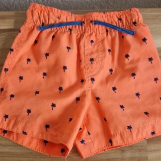 092 - Primark shortje oranje palmboom (1125nat)