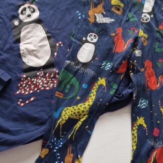 074 - Hema pyjama blauw print (1125gro)