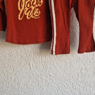 074 - Retour setje cognac kleurig (1125gro)