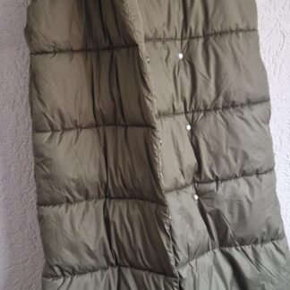 XS tot M/L - H&M bodywarmer lang khaki
