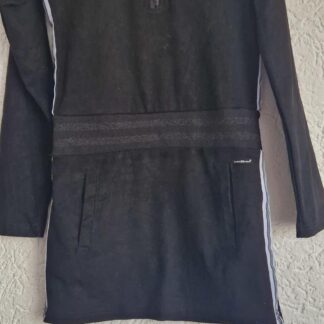 128 - Koko Noko jurk zwart met rits (1125zut)