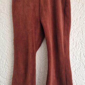 086 - Zeeman velvet broekje bruin (1125nic)