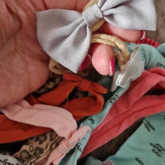 19 Haarbandjes tasje vol (1125nic)