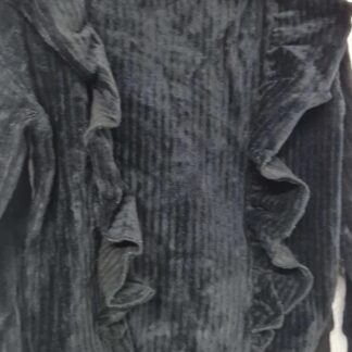 098 - Hema truitje velvet zwart (1125nic)