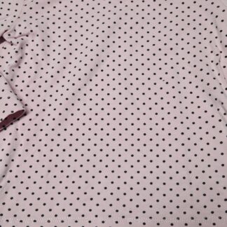 086 - H&M stippen colshirt roze (1125nic)