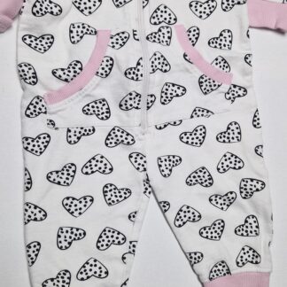 062 68 - Babypak boxpak roze zwart wit (1125nic)