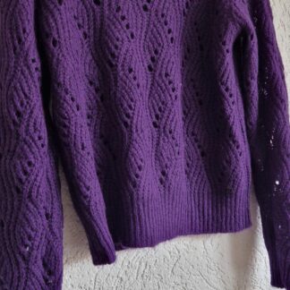 S - Kocca wollen trui paars (1225ang1)
