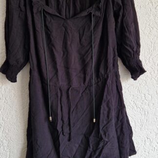 S - Beachlife zwart jurkje strand (1225ang2)