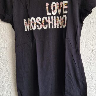 38 - Love Moschino shirt tekstprint (1225ang2)