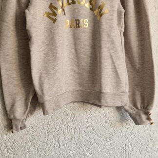 S - Morgan Paris hoodie zilvergrijs (1225ang2)