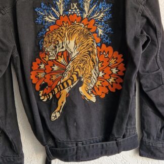 S - Alix the Label jeansjack zwart (1225ang2)