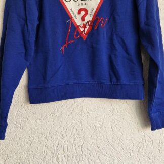 XS - Guess sweater kobalt met print (1225ang2)