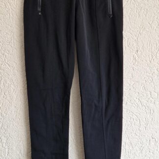 36 - High-Tech broek zwart met rits (1225ang2)