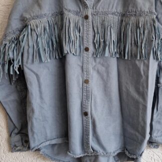 S - Zara blousejas met franje (1225ang5)