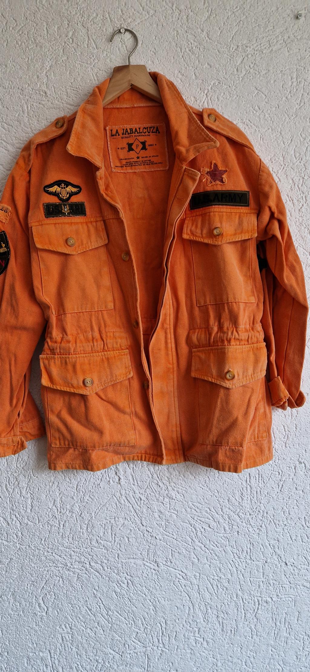 S - La Jabalcuza oranje jacket Spaans design (1225ang5)