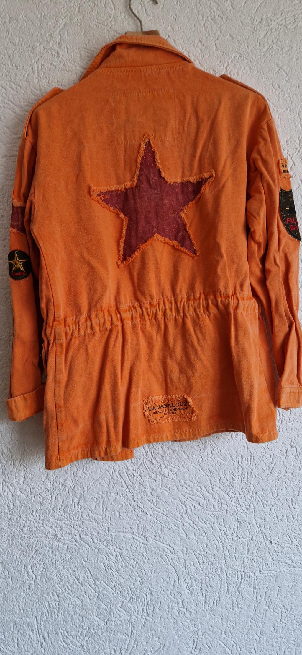 S - La Jabalcuza oranje jacket Spaans design (1225ang5) - Afbeelding 4