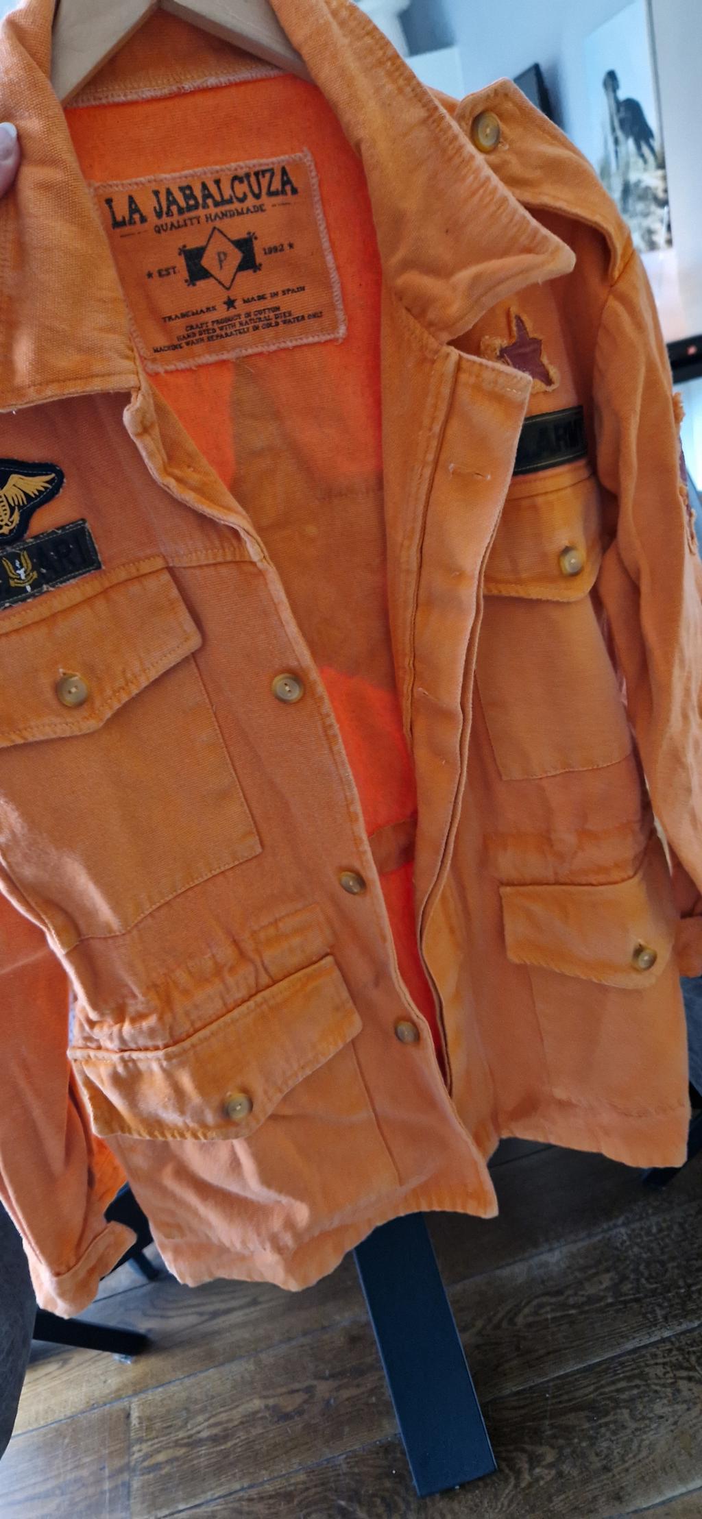 S - La Jabalcuza oranje jacket Spaans design (1225ang5) - Afbeelding 6