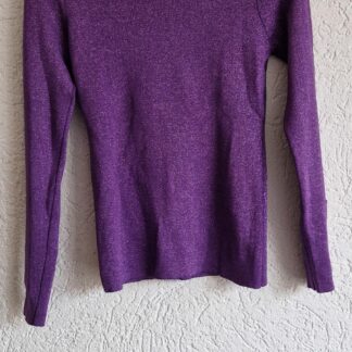 S - Drôle de Copine trui paars glitter (1225ang5)