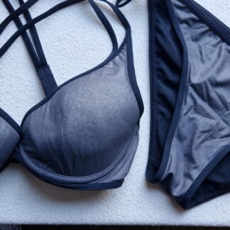 40/75D - Prima Donna bikini zilver zwart (1225ang4)