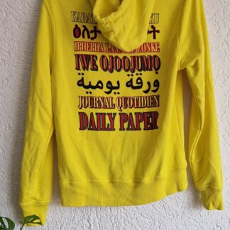 XS - Daily Paper hoodie geel (1225ang1)