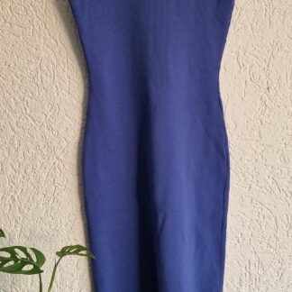S - Koningsblauw jurkje stretch (1225ang4)