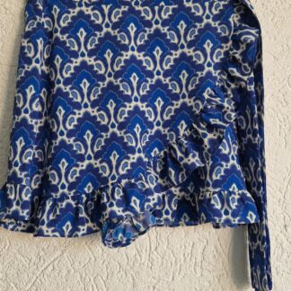 XS - Zara skort blauw wit (1225ang4)