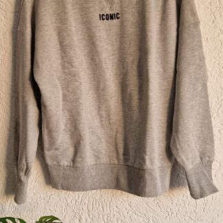 XS - Loavies sweater zilvergrijs (1225ang4)