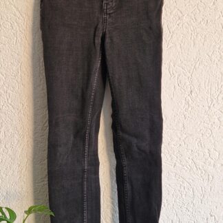 36 - Zara highwaist skinny zwart (1225ang3)