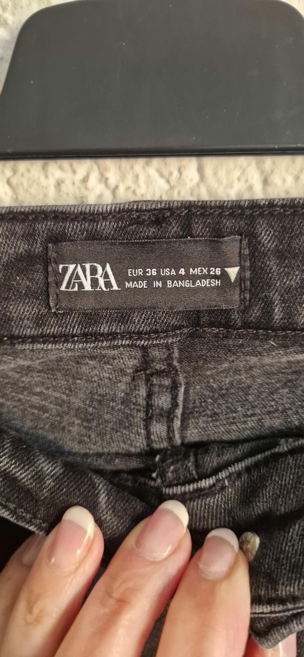 36 - Zara highwaist skinny zwart (1225ang3) - Afbeelding 4