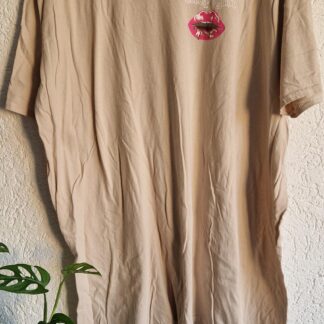 M/L - Pretty Body shirt beige print (1225ang6)