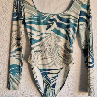 S - Body groen mintgroen print (1225ang6)