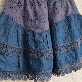 36 - Liu Jo blauwe rok broderie (1225ang6)