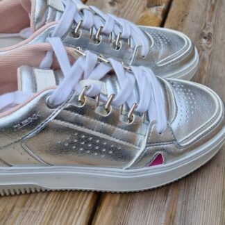 38 - Nubikk zilveren sneaker nieuw (1225ab)