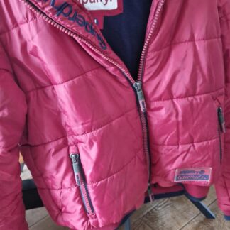 S ipv M - Superdry winterjas wijnrood (1225ab)