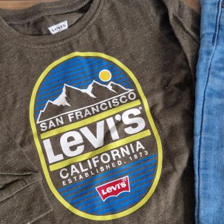 068 - Levi's shirt legergroen (0126zutb)