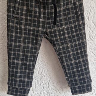 074 - Daily7 geruit broekje (0126zutb)