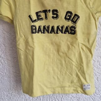 080 - Feetje geel shirt print (0126zutb)