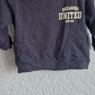 074 - H&M sweater grijs Dreamers (0126zutb)