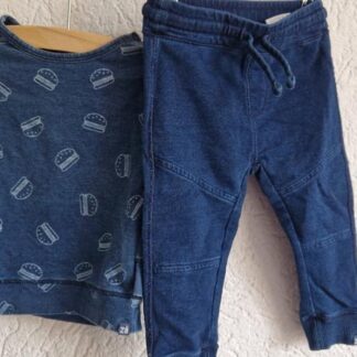 068 - Z8 setje denim blauw 2-delig (0126zutb)