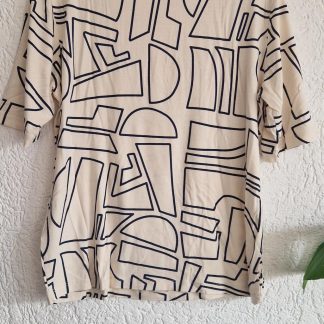 S/M - b.young shirt met patroon (0126ab)