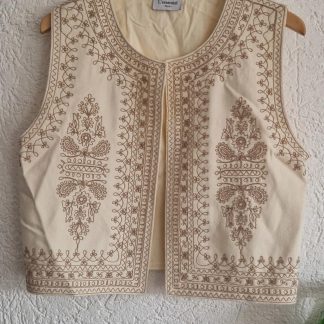 S/L - L'essentiel Paris gilet ecru (0126ab)